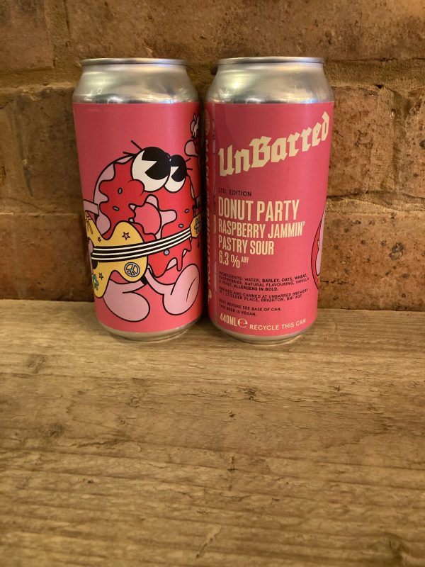 Unbarred Donut Party: Raspberry Jammin Pastry Sour